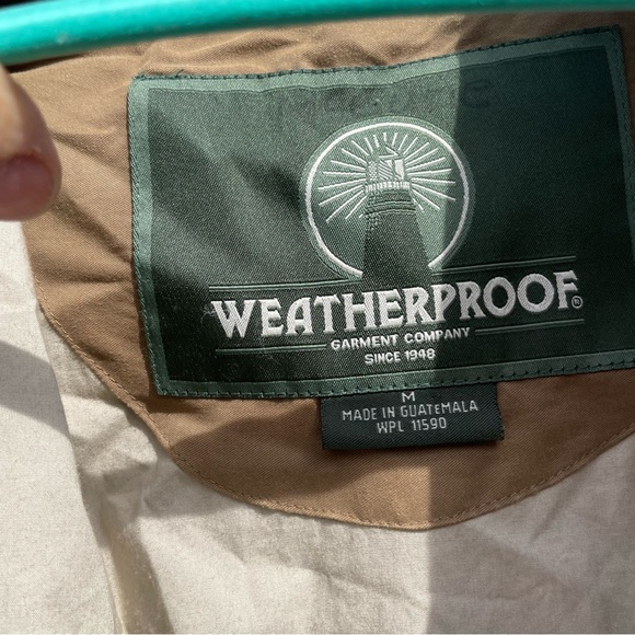 Weatherproof mens medium tan bomber jacket - Picture 2 of 10